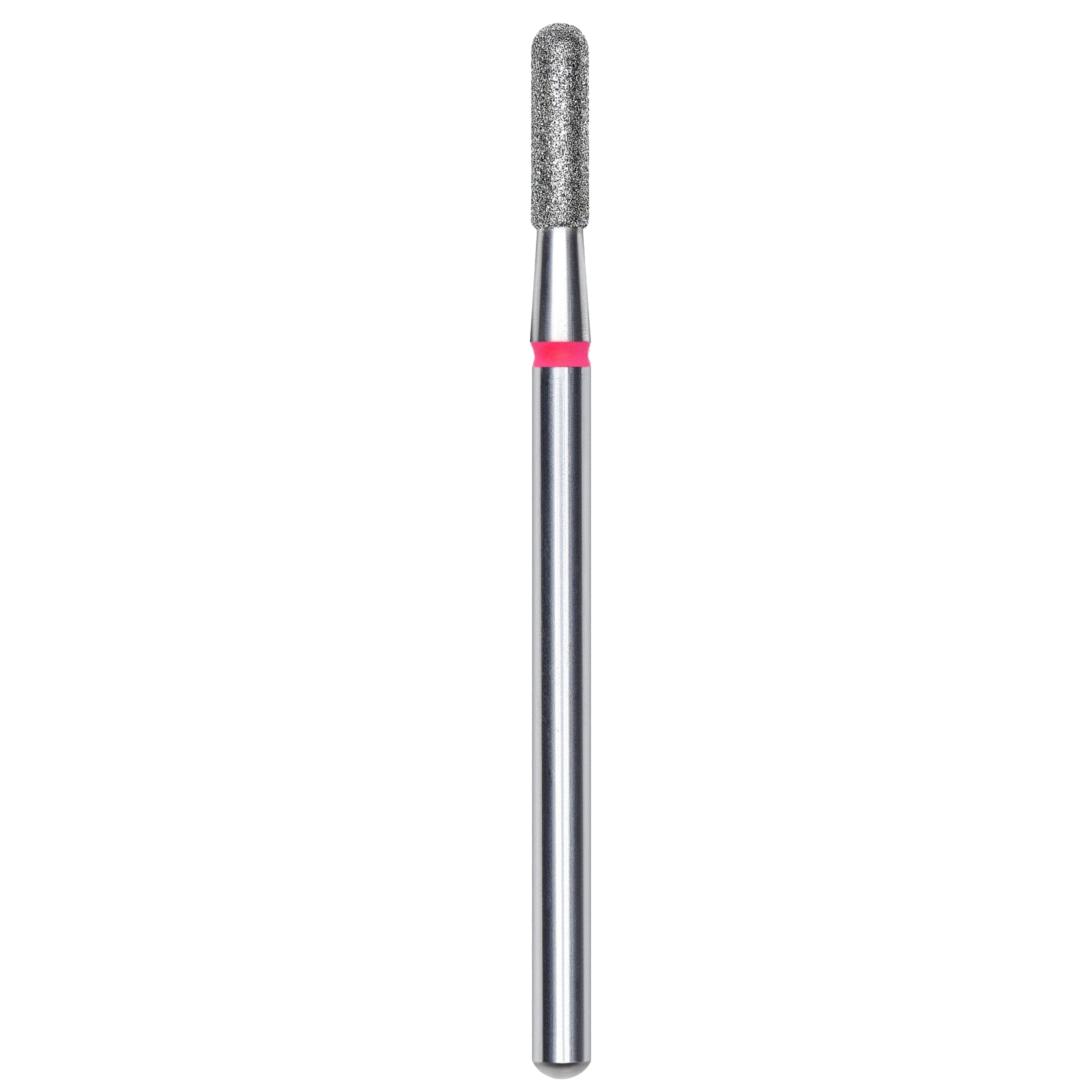 DIAMOND NAIL DRILL BIT, ROUNDED "CYLINDER", RED, HEAD DIAMETER 2.3/8MM (FA30R023/8) - STALEKS™