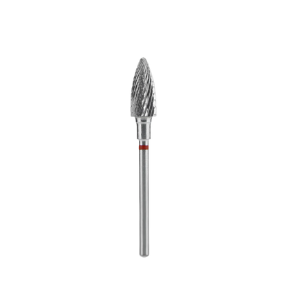 STALEKS - Carbide nail drill bit, "Pine Cone", red hard, 6/14mm (FT110r060/14) (#213)