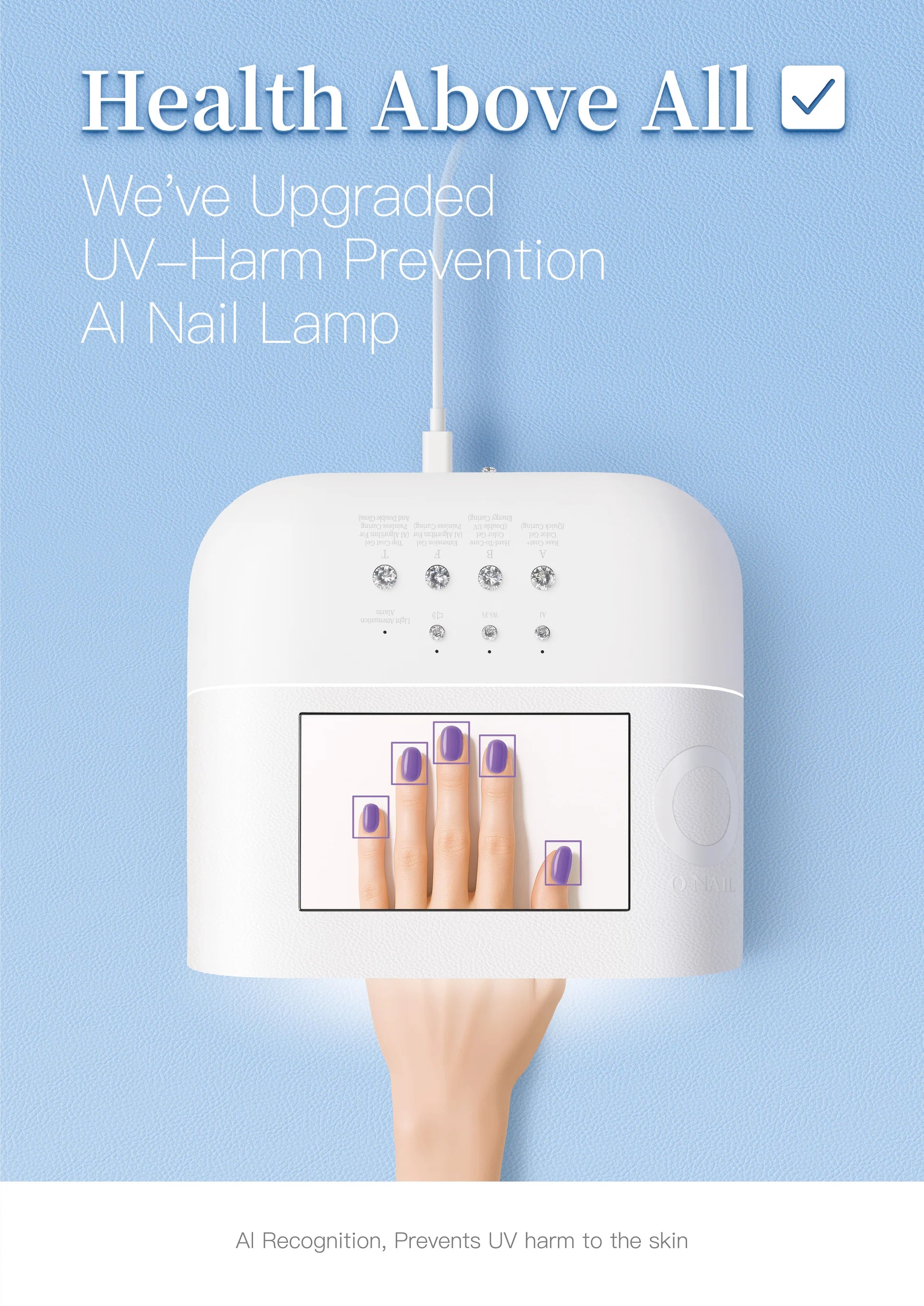 O NAIL AI UV Lamp