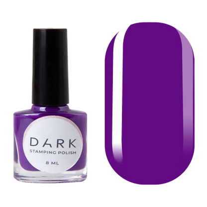 DARK Stamping Polish Purple #08, 8ml