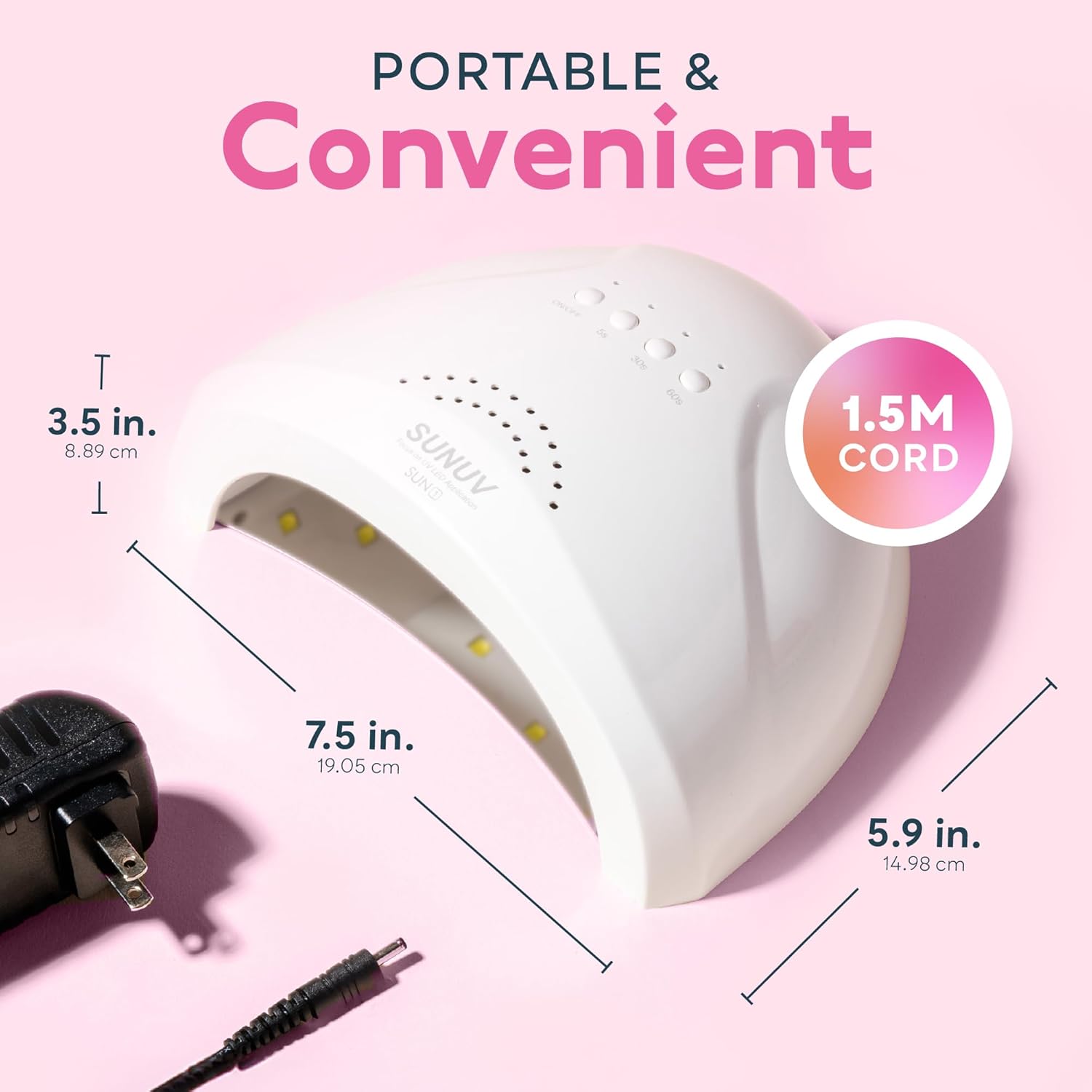 SUNUV SUN1 48W UV Gel Nail Lamp