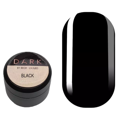 DARK Black Gel Paint, 5ml