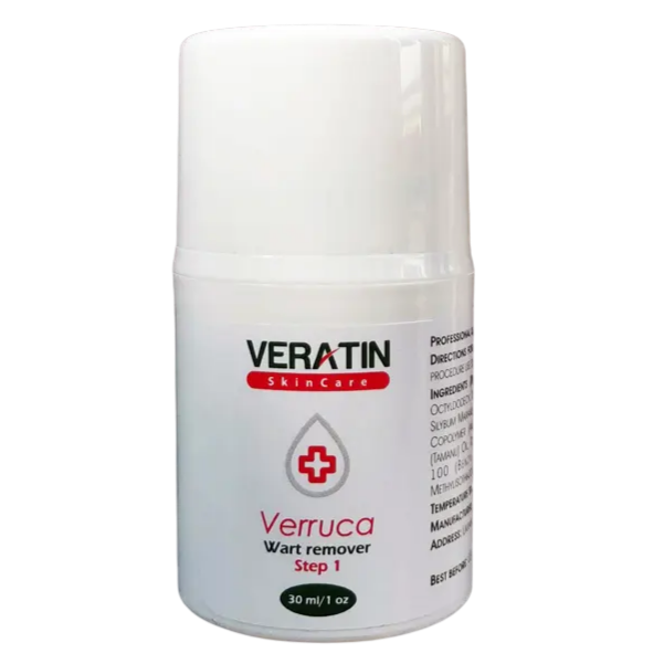 Veratin - Verruca Wart Remover Cream step 1,  30ml