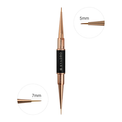 KVADRO Double-Sided Brush - Liner 5mm + 7mm