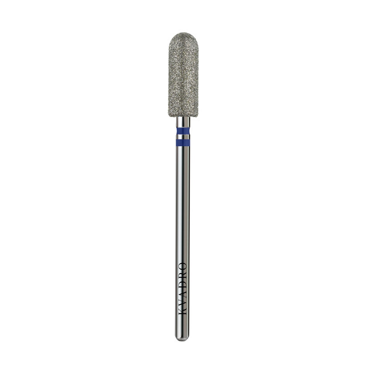  KVADRO Diamond Nail Drill Bit Rounded Cylinder 0.50 mm Blue is designed for efficient and controlled nail preparation in professional manicure and pedicure procedures. 