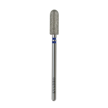  KVADRO Diamond Nail Drill Bit Rounded Cylinder 0.50 mm Blue is designed for efficient and controlled nail preparation in professional manicure and pedicure procedures. 
