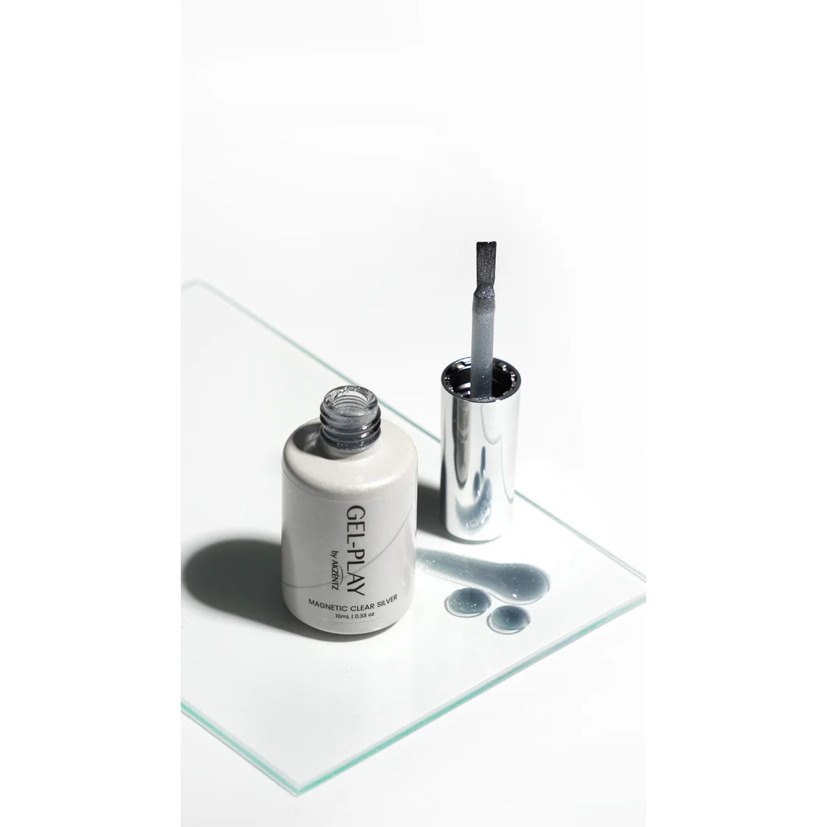 Gel Play Magnetic Clear Silver by Akzentz
