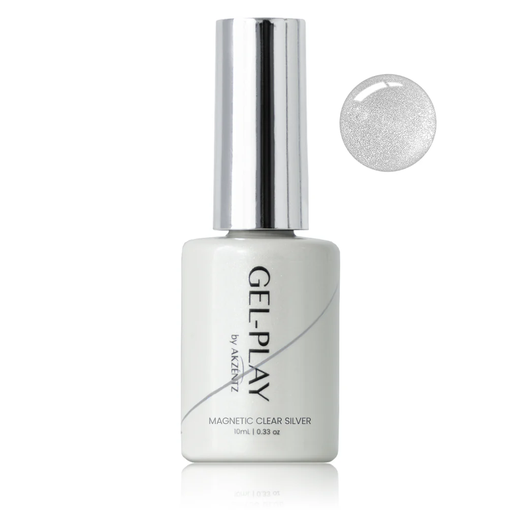 Gel Play Magnetic Clear Silver by Akzentz
