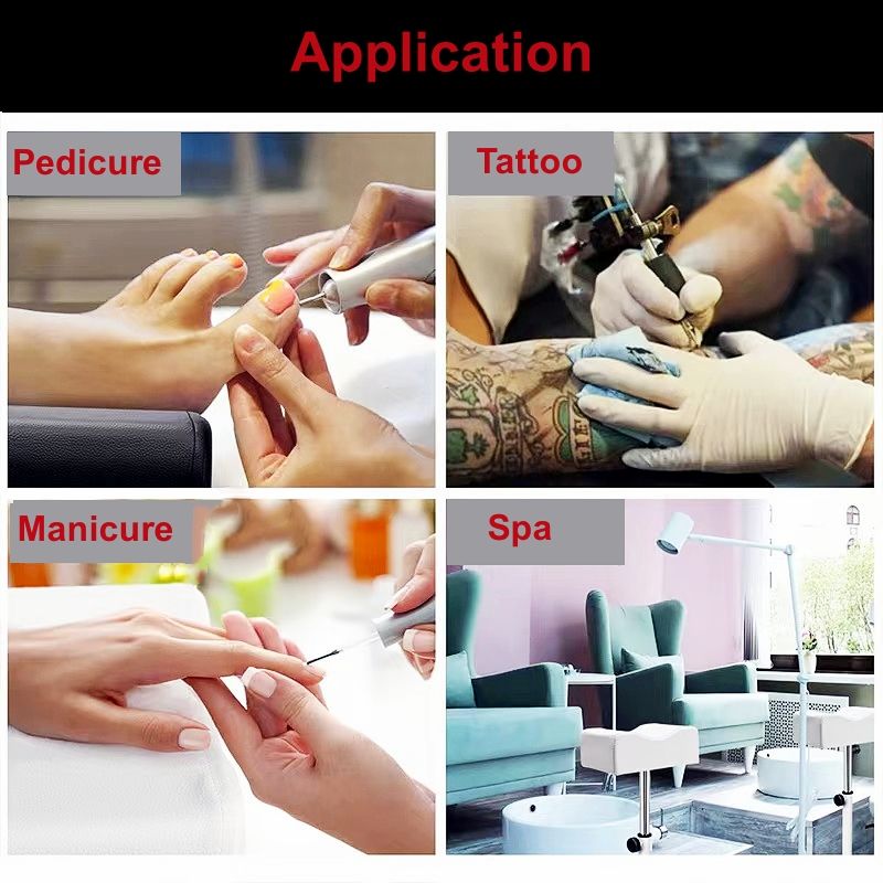 Adjustable Pedicure Foot Rest Stool 360° Rotating