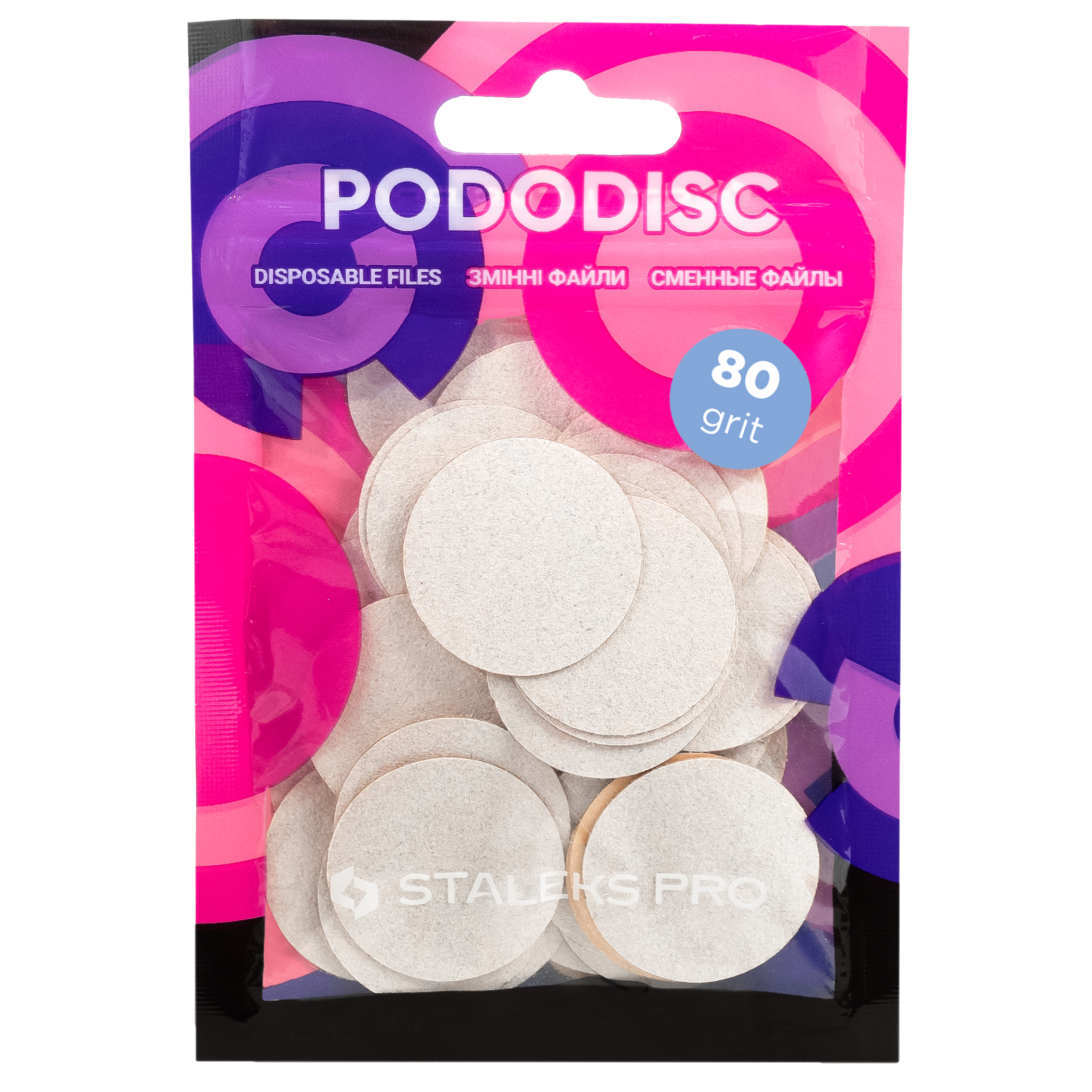 REFILL PADS FOR PEDICURE DISC STALEKS PRO L (50 PCS) PDF-25 - STALEKS™