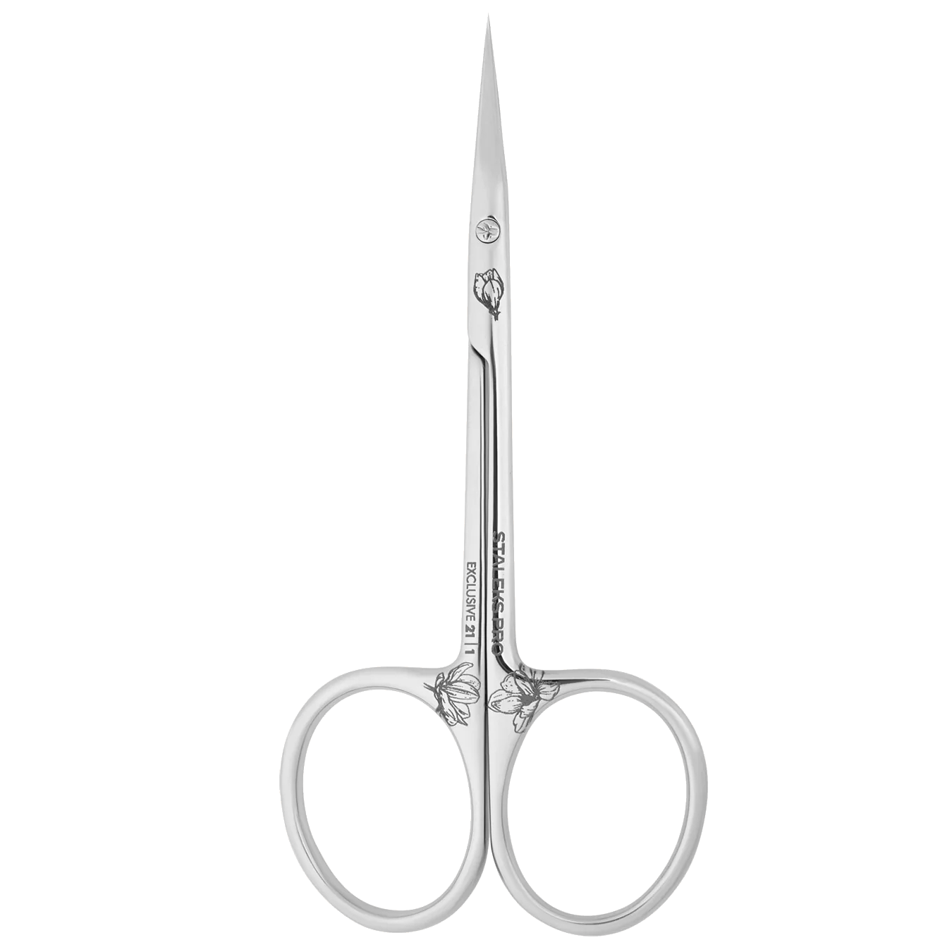 STALEKS PRO EXCLUSIVE 21 TYPE 1 PROFESSIONAL CUTICLE SCISSORS WITH CURVED BLADE MAGNOLIA SX-21/1M- STALEKS™