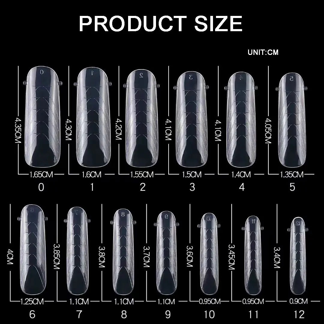 UPPER/DUAL NAIL FORMS #2 FOR ACRYGEL, POLYGEL 120pc