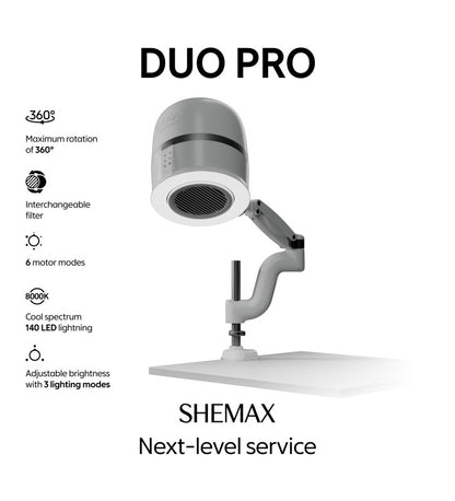 SHEMAX Duo Pro Professional Nail Dust Collector