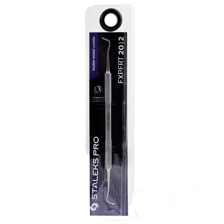 STALEKS PRO EXPERT 20 TYPE 2 PEDICURE PUSHER DOUBLE SIDED CURETTE PE-20/2- STALEKS™