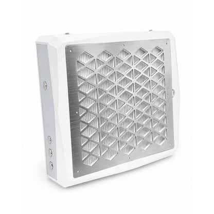 White cordless aluminum nail dust collector with brushless turbo motor