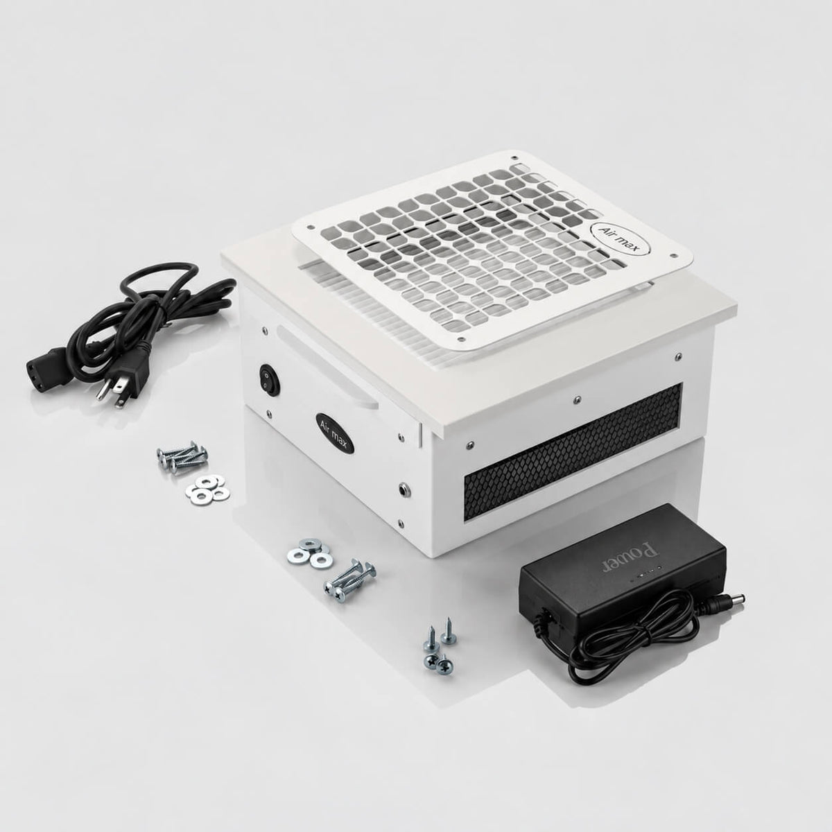 Air Max VF 12 Plus Built-In Nail Dust Collector White