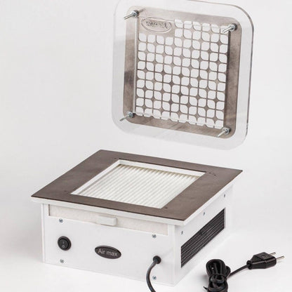 Top view of the AIR MAX VF 12 20 × 20 cm food-grade steel panel
