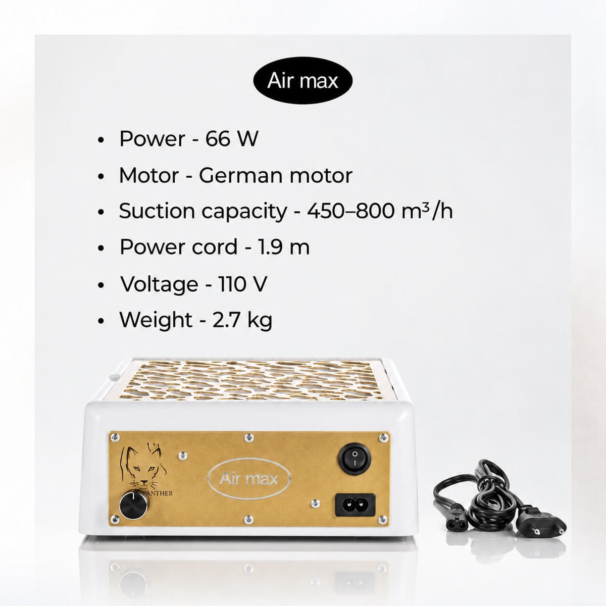 Air Max Pantera 24 Professional Nail Vacuum