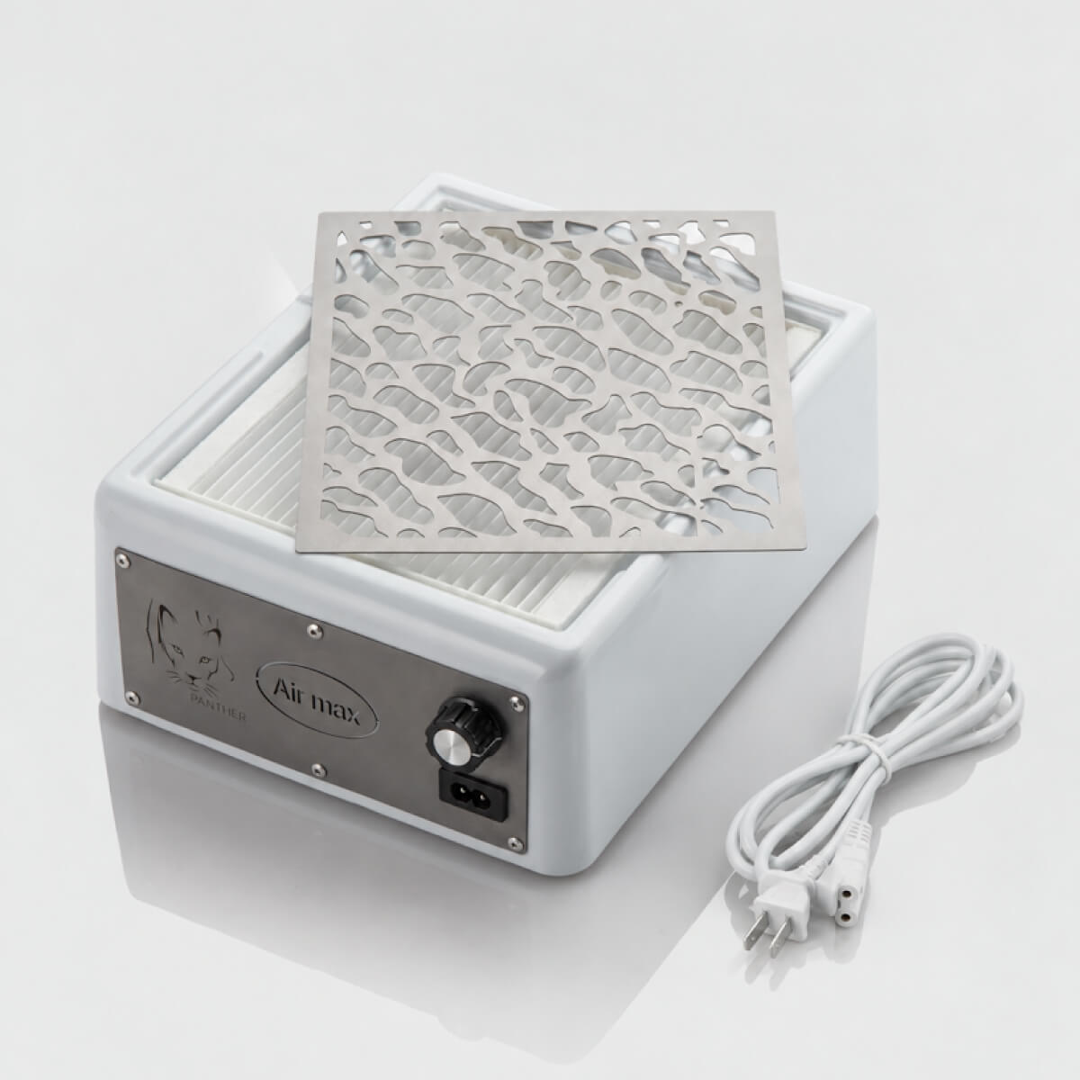 Pantera 24 White with Silver Grill Nail Dust Collector - Air Max 
