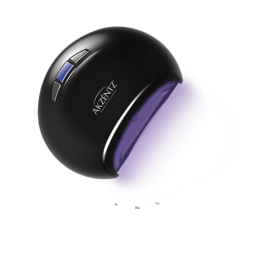 Akzentz Black Led Compact Lamp