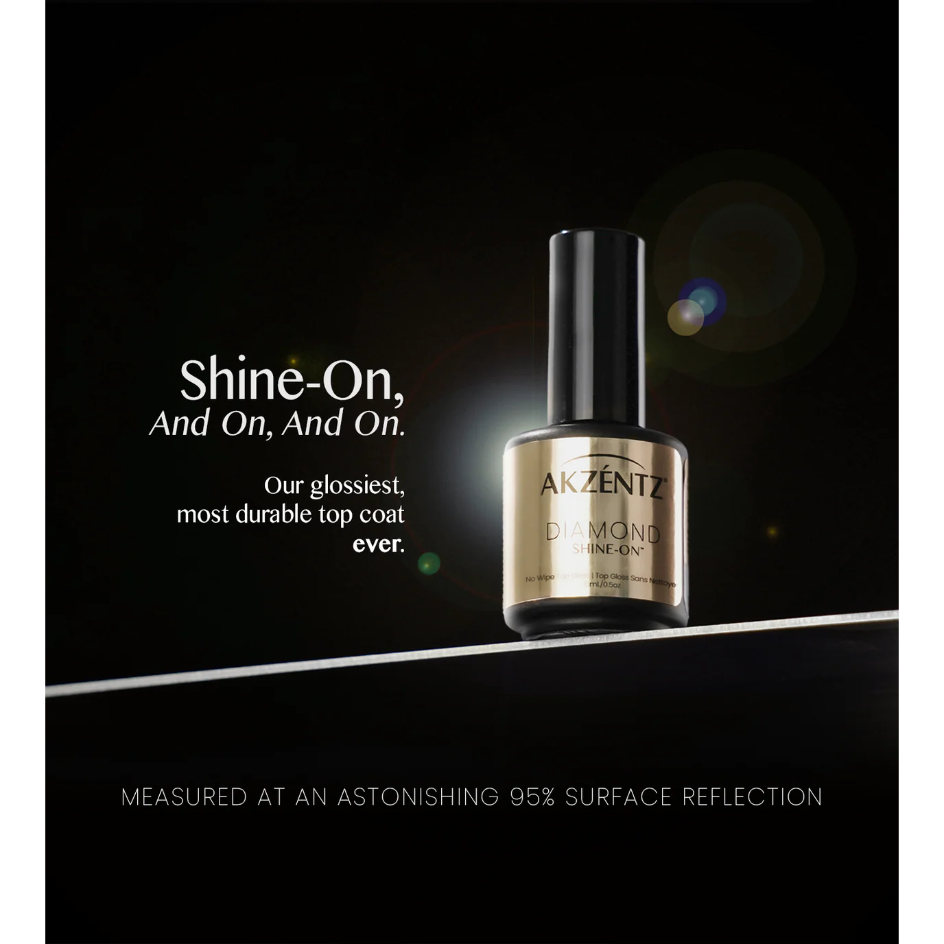 Akzentz - Diamond Shine-On, 5ml and 15ml