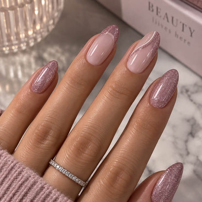 Akzentz Gel Play Glitter Pink, 4g, label close-up