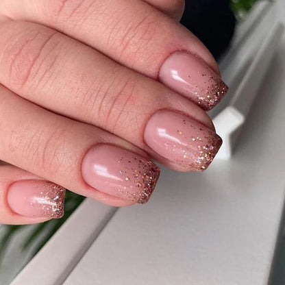 Akzentz Rosy Dazzle Glitter Gel