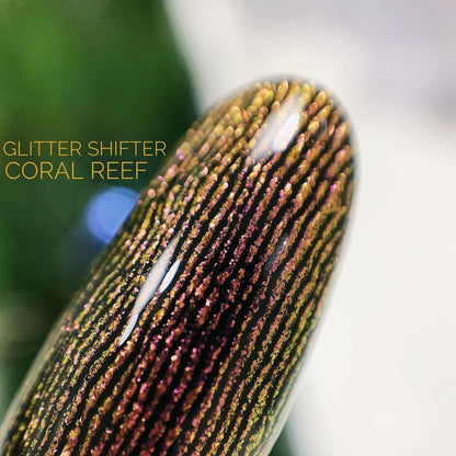 Akzentz Glitter Shifter Coral Reef Gel