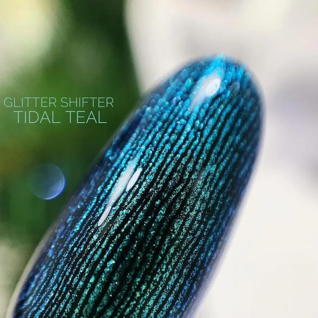 Akzentz Glitter Shifter Tidal Teal Gel