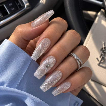 Akzentz Gel Play Glitter Silver, 4g, label close-up
