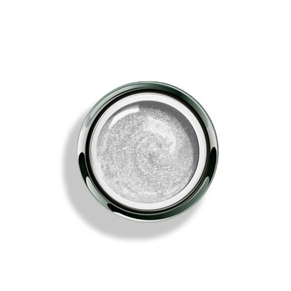 Akzentz Gel Play Glitter Silver, 4g, French detail application