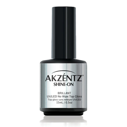 Single 15ml bottle of Akzentz Shine-On from the 3-pack set