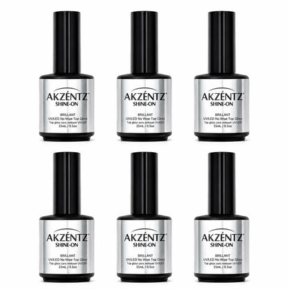 Single 15ml bottle of Akzentz Shine-On from the 6-pack set