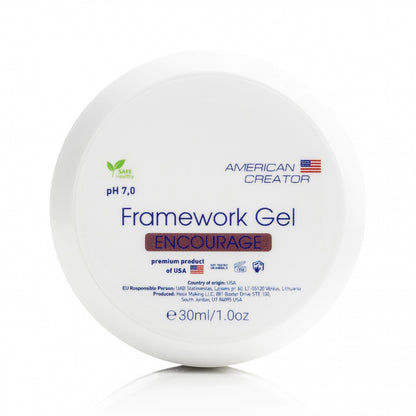 American Creator - Framework Gel Encourage (Pink), 30ml