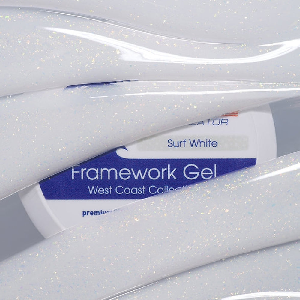 American Creator Surf White framework builder gel professional UV LED nail gel 30ml