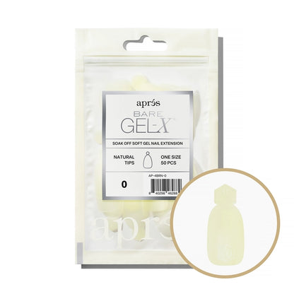 Apres Bare Gel-X Natural Refill Bag, size 0