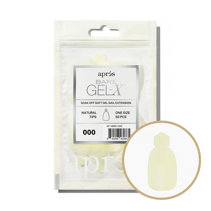 Apres Bare Gel-X Natural Refill Bag, size 000
