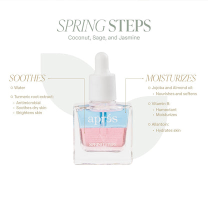 Apres Cuticle Oil Serum Spring Steps Purple/Pink 