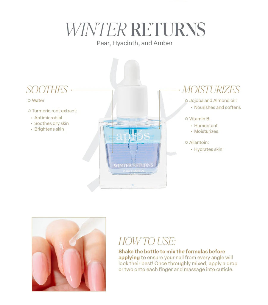 Apres Cuticle Oil Serum Winter Returns 15ml