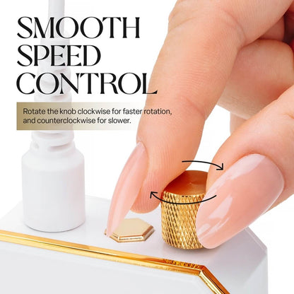 Apres White electric nail file for professional nail care