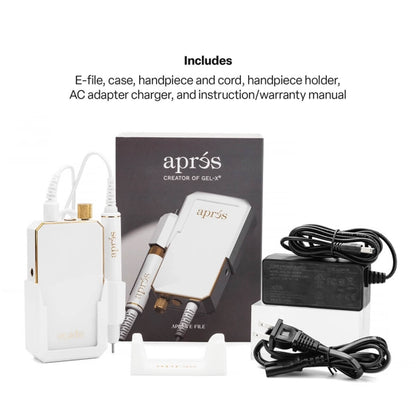 Apres E-file White electric nail filing machine