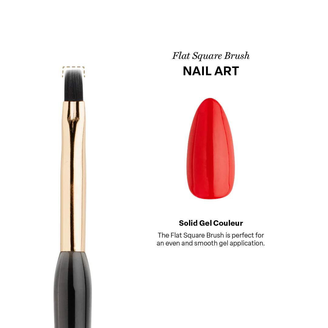 Apres Flat Square Brush Nail Art