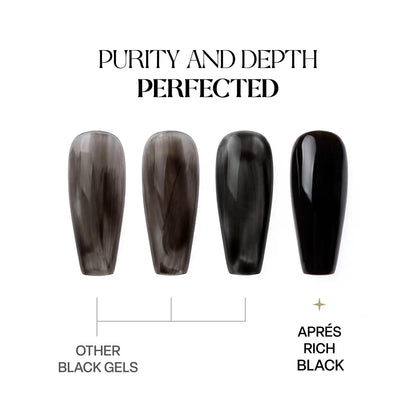 Apres Rich Black Nail Gel