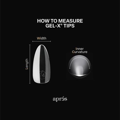 Apres - Gel-X Natural Almond Medium Box of Tips 2.0, 600pcs