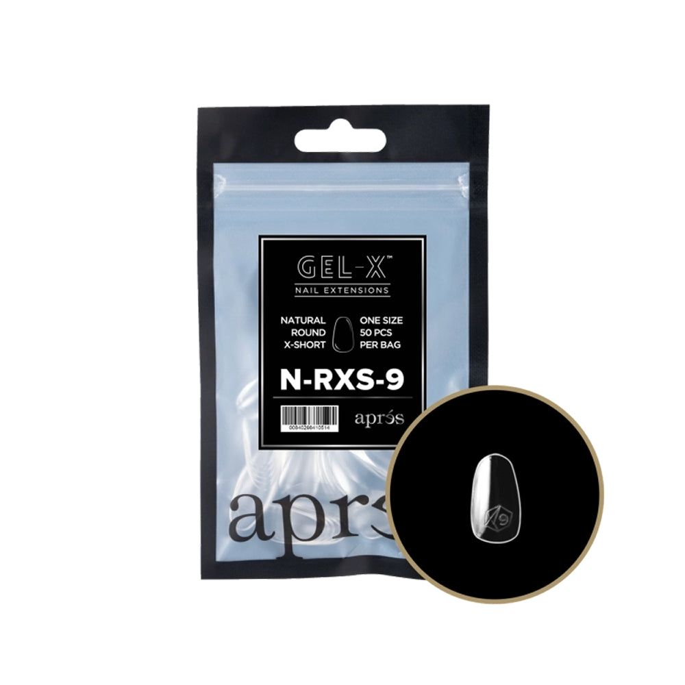 Gel-X Natural Round Extra Short Refill Bag (50 tips) 9