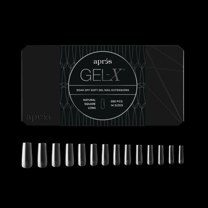 Apres Square Long Soft Gel Tips 280pcs