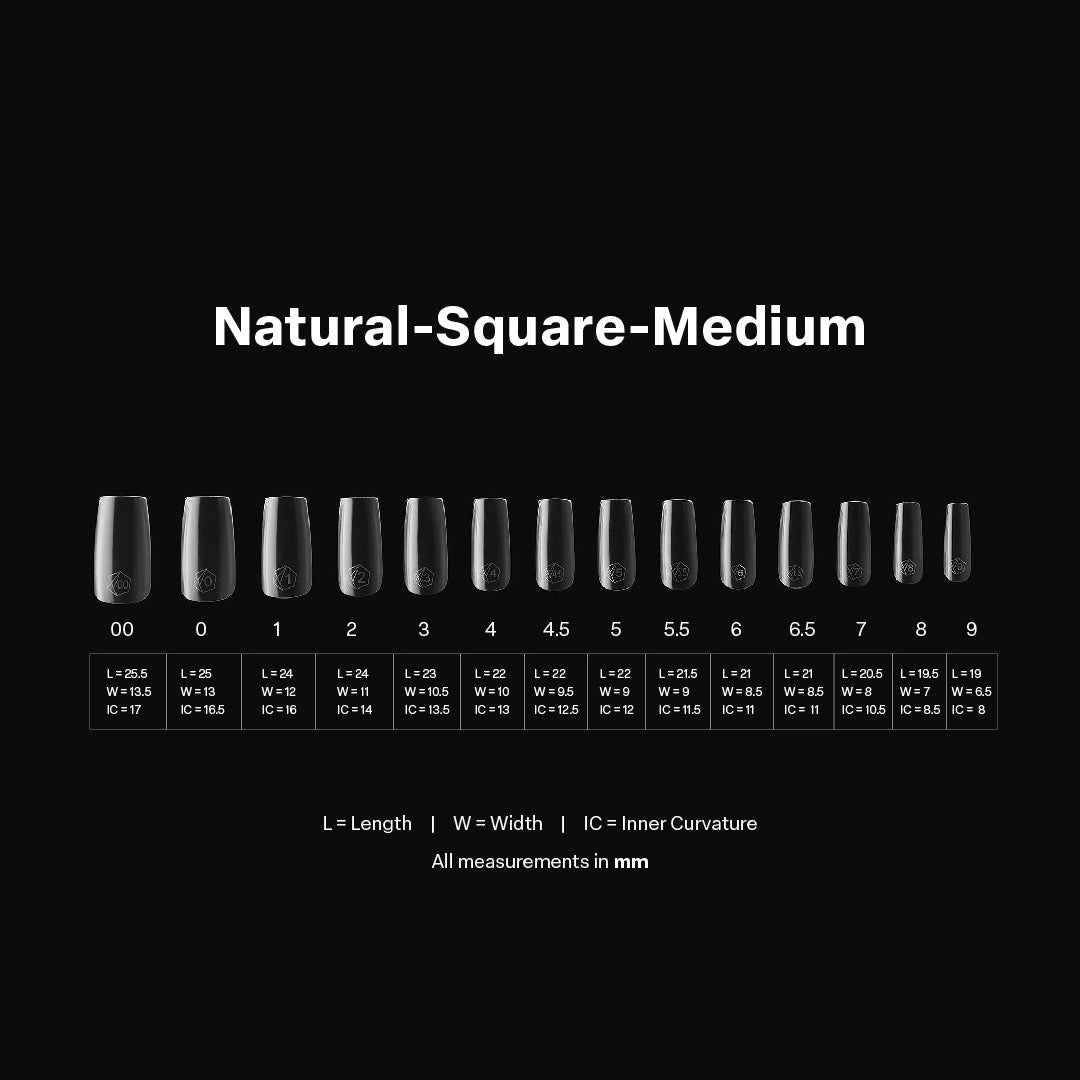 Apres Gel-X Square Medium Tips 280pcs