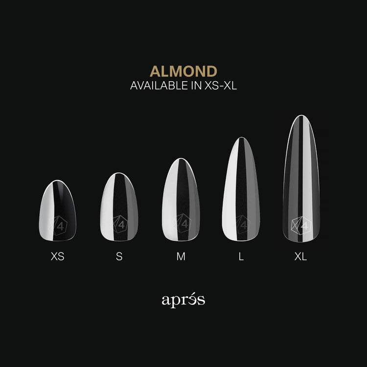 Apres - Gel-X Sculpted Almond Extra Long Box of Tips, 420pcs