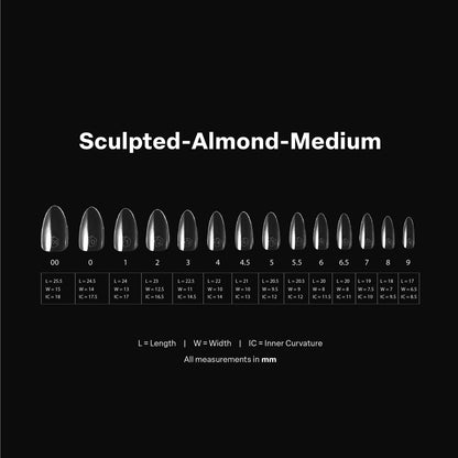 Apres Gel-X Almond Medium Tips 280pcs