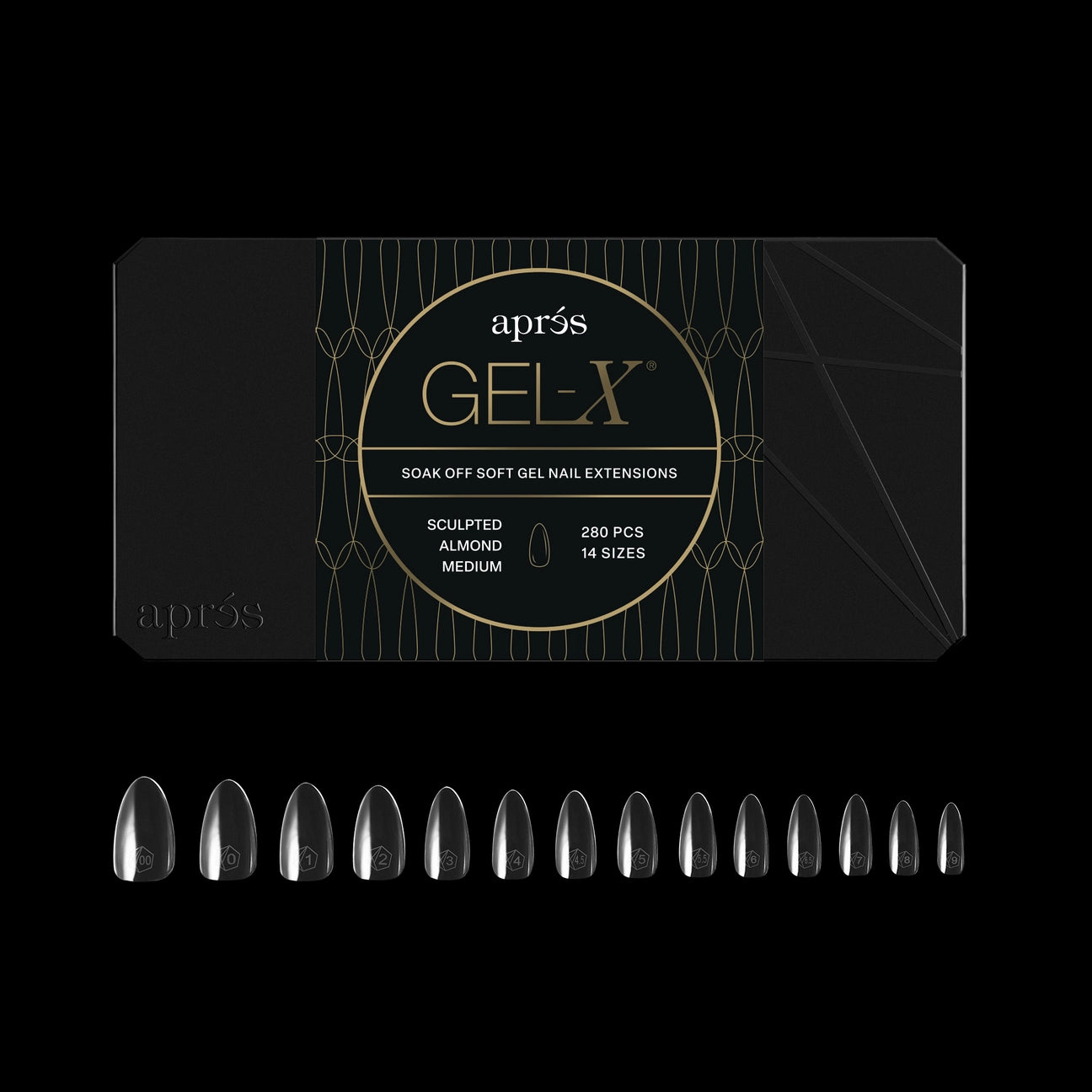 Apres Gel-X Medium Almond Tips Mini Pack